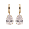 ARETES GIVENCHY CHAMPAGNE SILHOUETTE DORADO