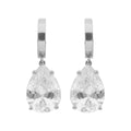ARETES GIVENCHY CHAMPAGNE SILHOUETTE PLATEADO