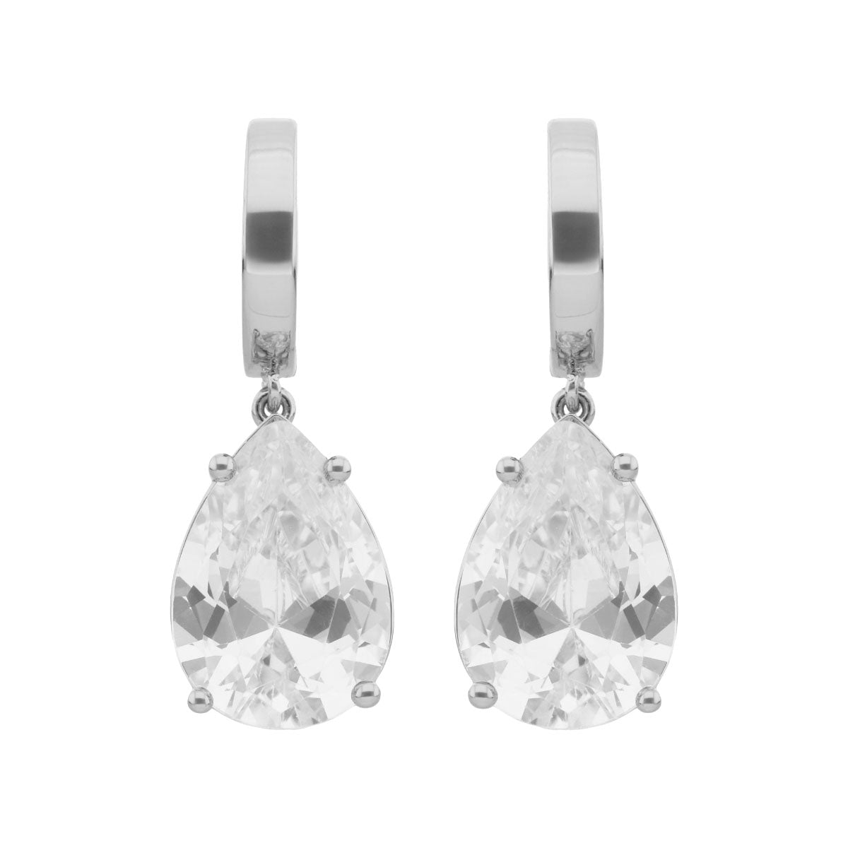 ARETES GIVENCHY CHAMPAGNE SILHOUETTE PLATEADO