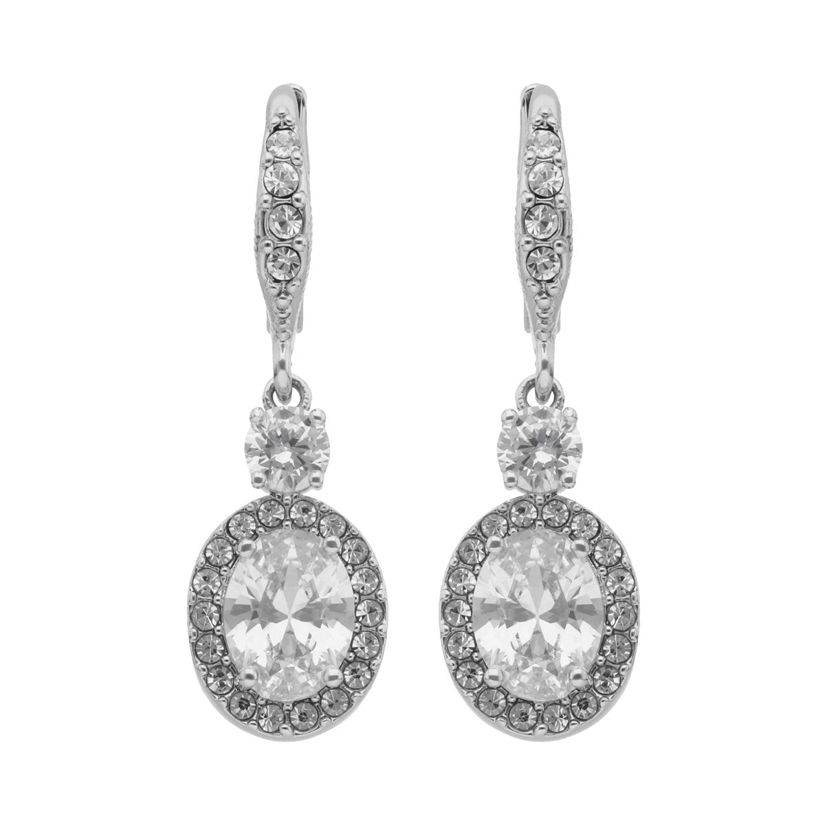 ARETES GIVENCHY GLAMOUR HOUR PLATEADO