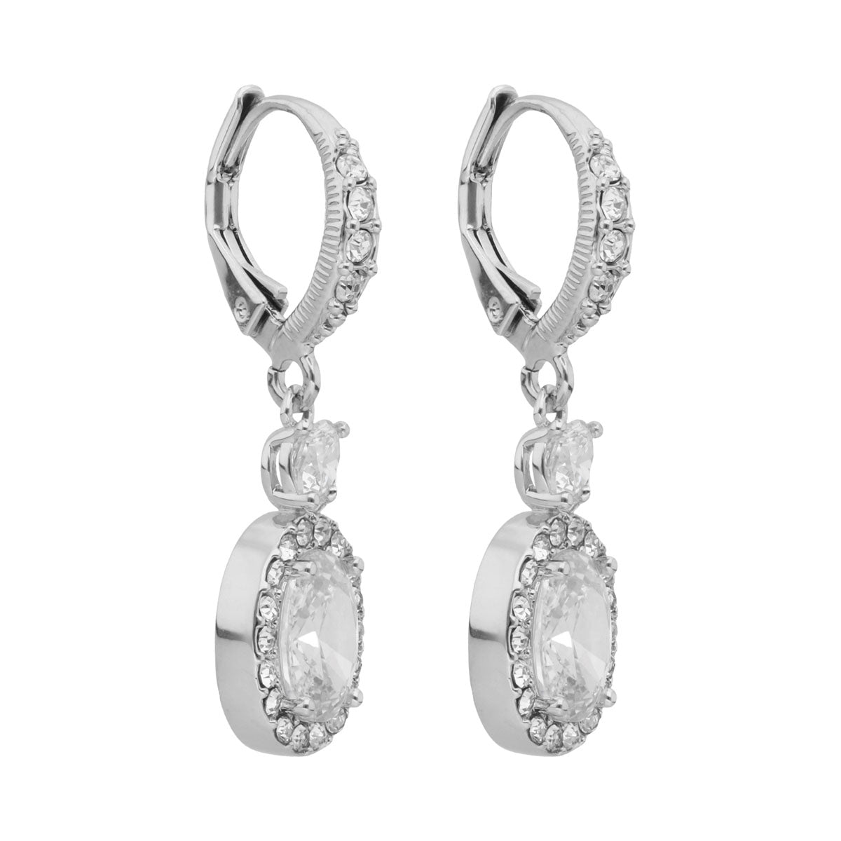 ARETES GIVENCHY GLAMOUR HOUR PLATEADO