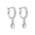 ARETES GIVENCHY OCEAN EYES NEUTRAL PLATEADO