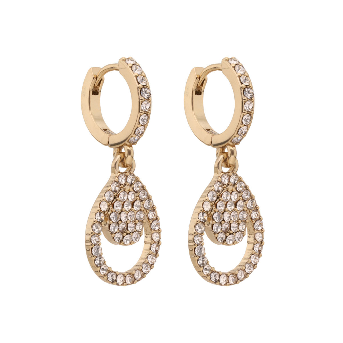 ARETES GIVENCHY IVORY RUNWAY DORADO