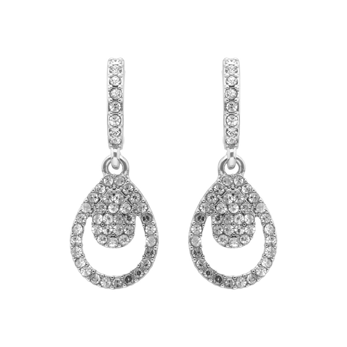 ARETES GIVENCHY IVORY RUNWAY PLATEADO