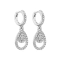 ARETES GIVENCHY IVORY RUNWAY PLATEADO
