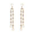 ARETES GIVENCHY IVORY RUNWAY DORADO