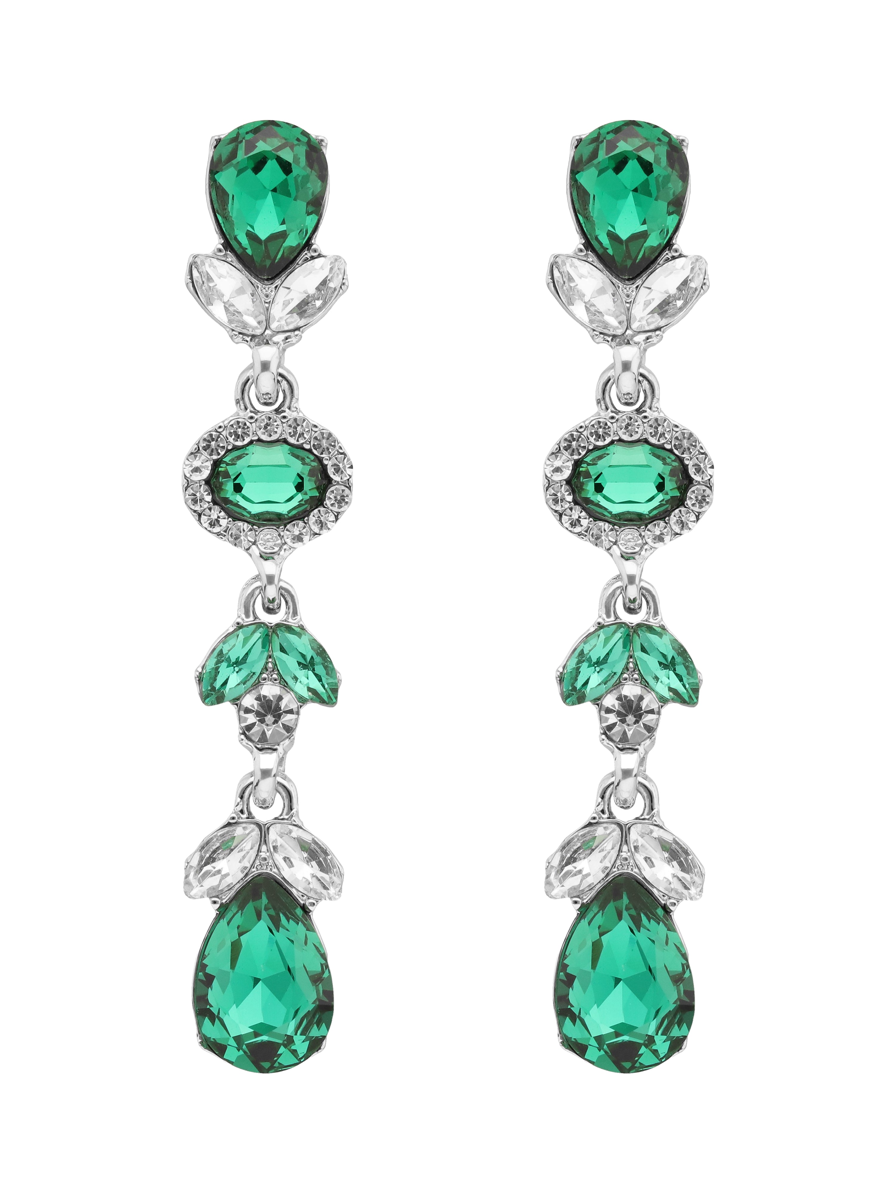 Aretes Givenchy VELVET DUSK plateado