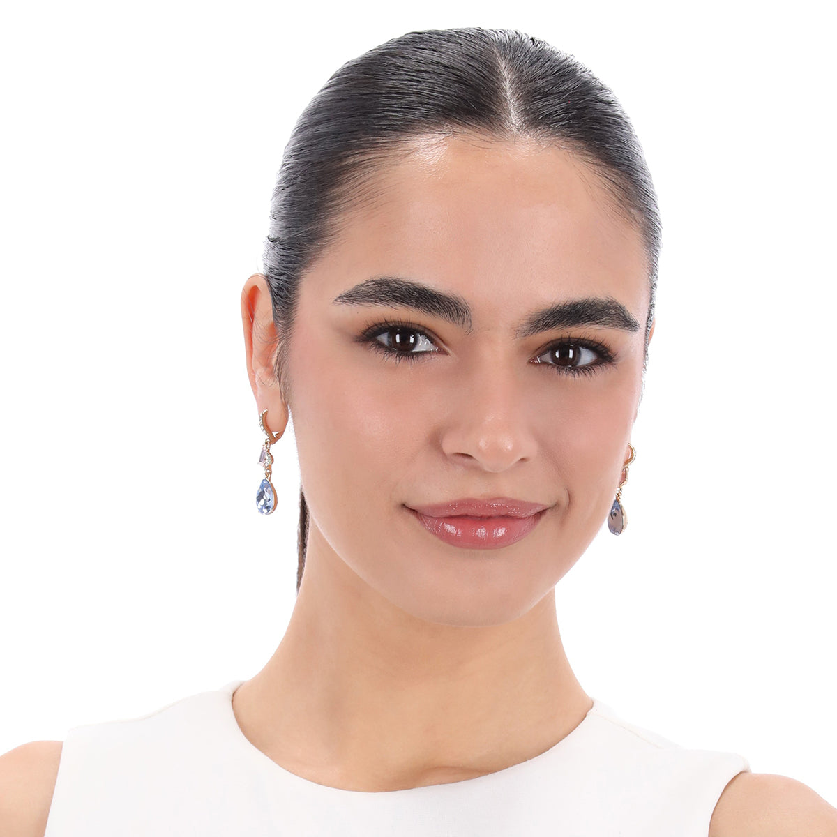 Aretes colgantes Givenchy Color Dorado con cristal multicolor 07G00971