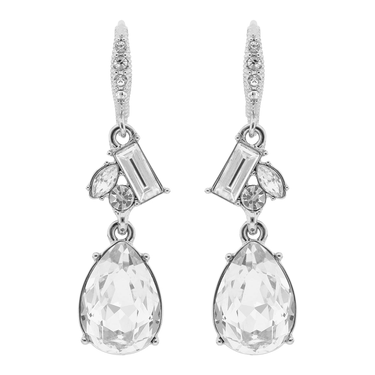 Aretes colgantes Givenchy Color Plateado con cristal 07G00972