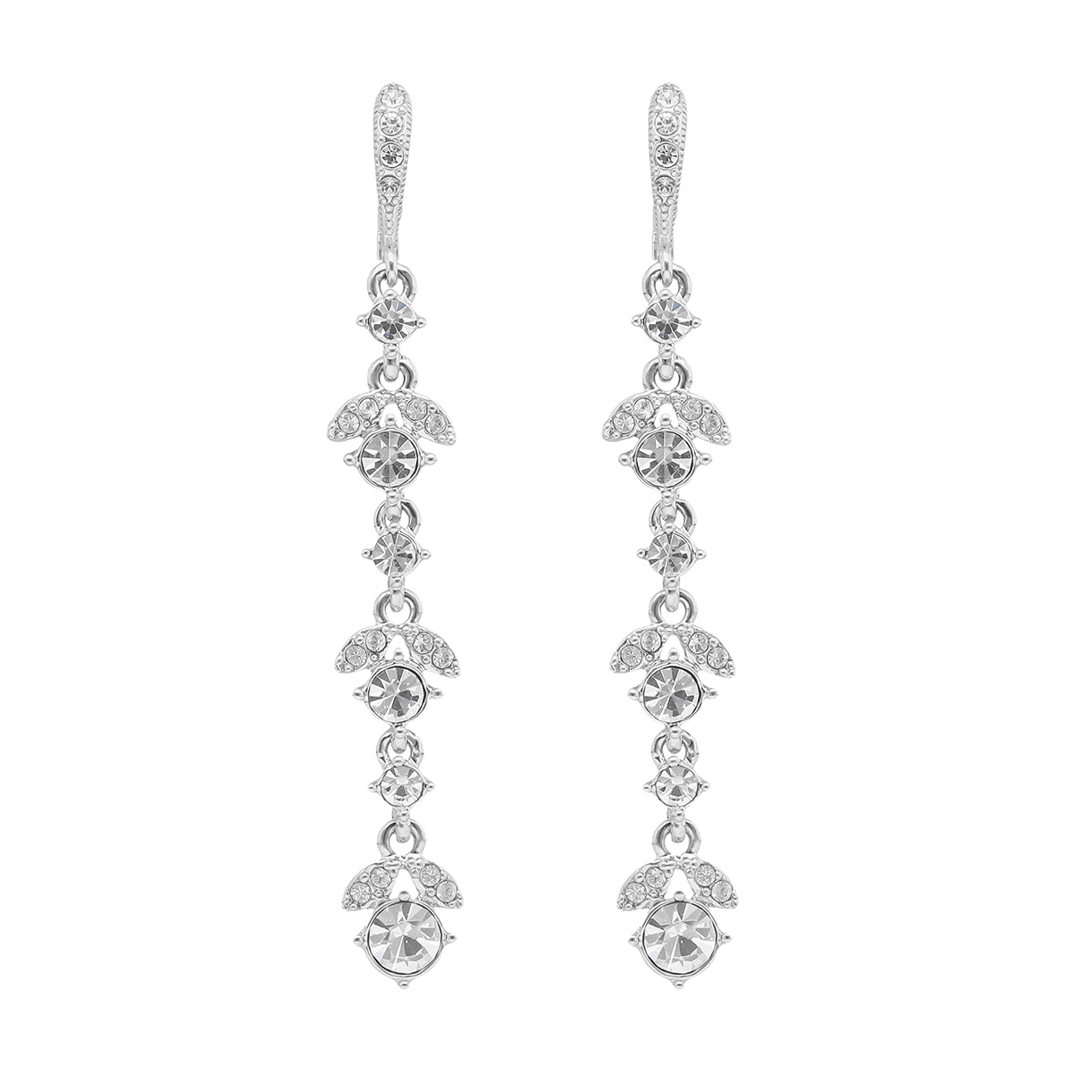 ARETES LARGOS GIVENCHY COLOR PLATEADO 07G00983