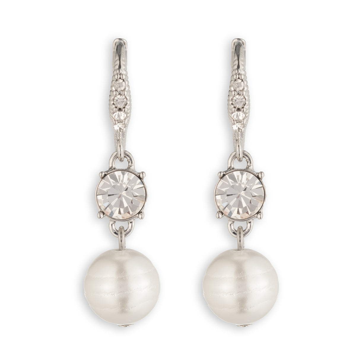 Aretes Givenchy Color Plateado Forma Circular 07G00992