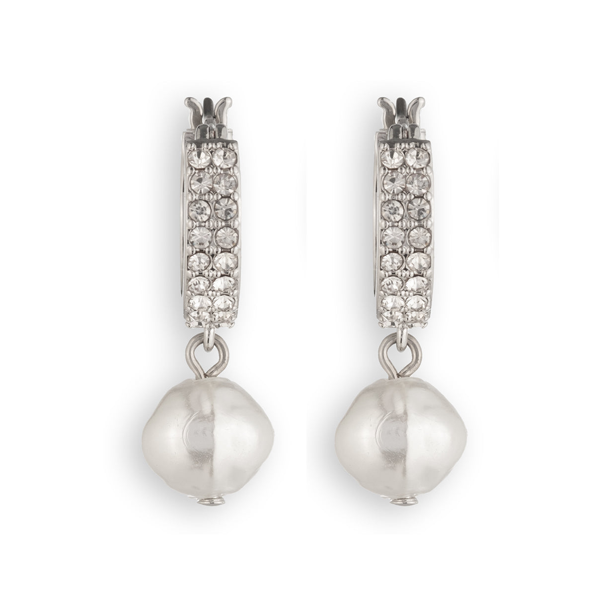 Aretes Givenchy Color Plateado Forma Circular 07G00998