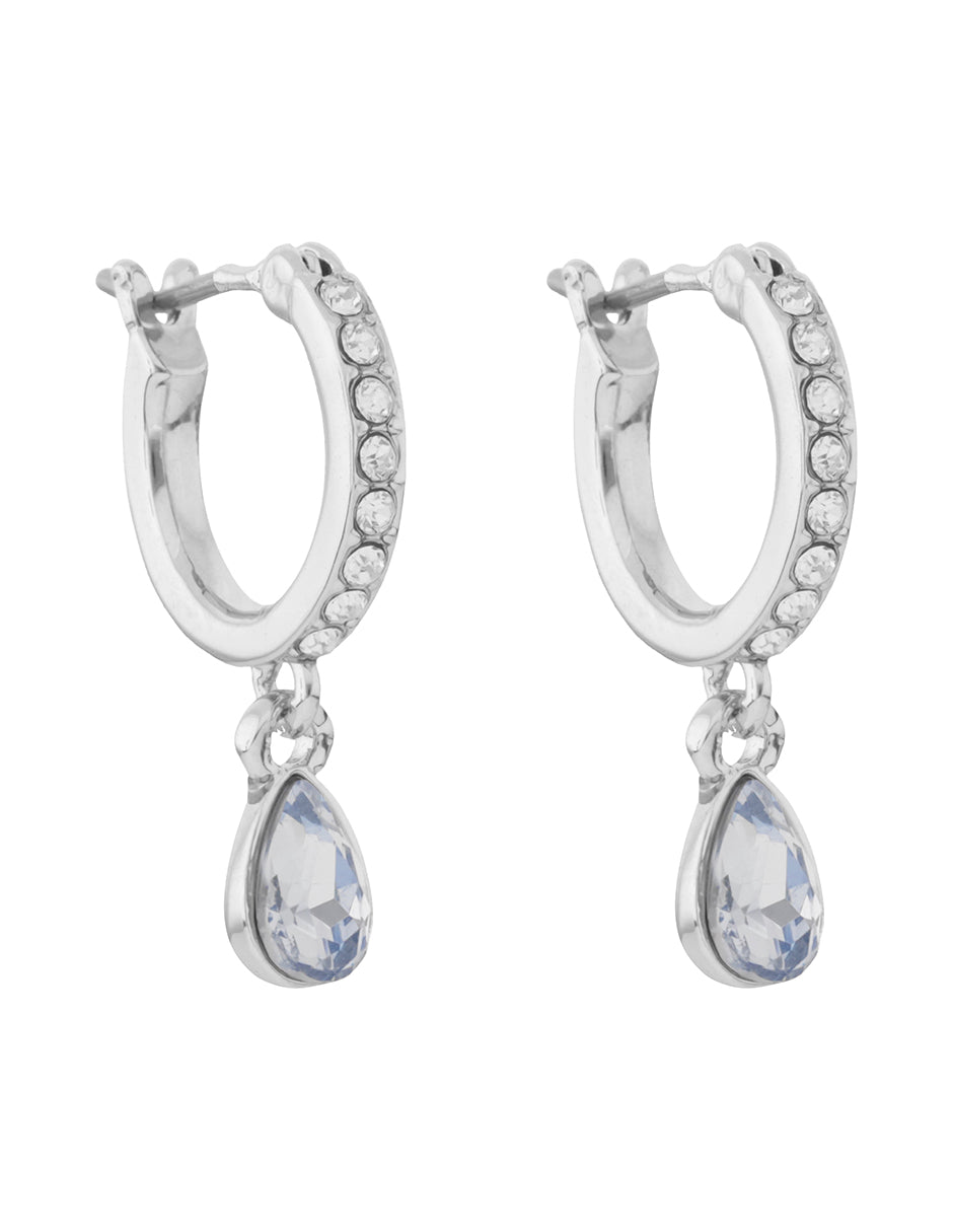 ARETES GIVENCHY LATÃ“N COLOR PLATEADO FORMA PERA 07G01061