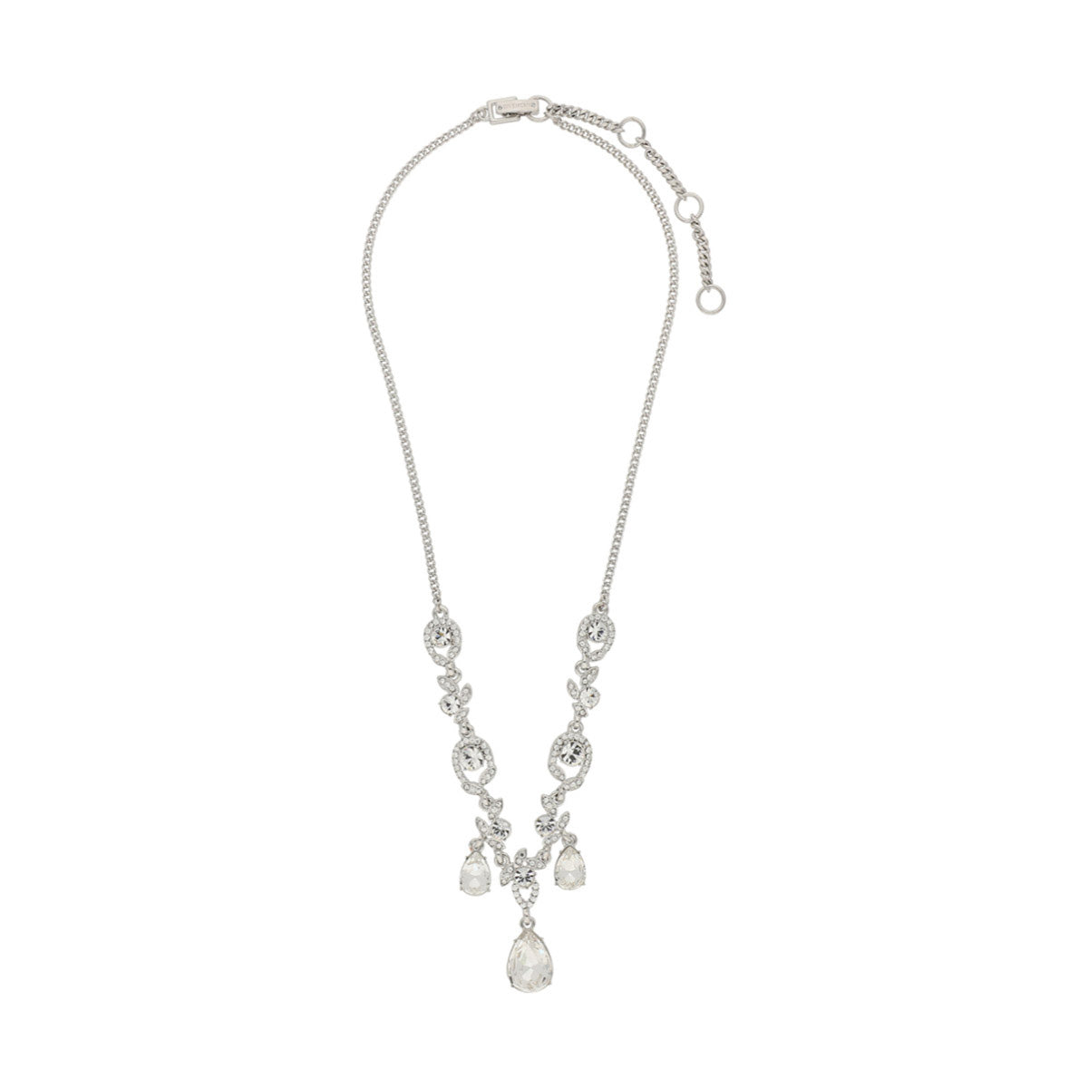 COLLAR GIVENCHY CRYSTAL CLEAR PLATA