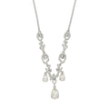 COLLAR GIVENCHY CRYSTAL CLEAR PLATA
