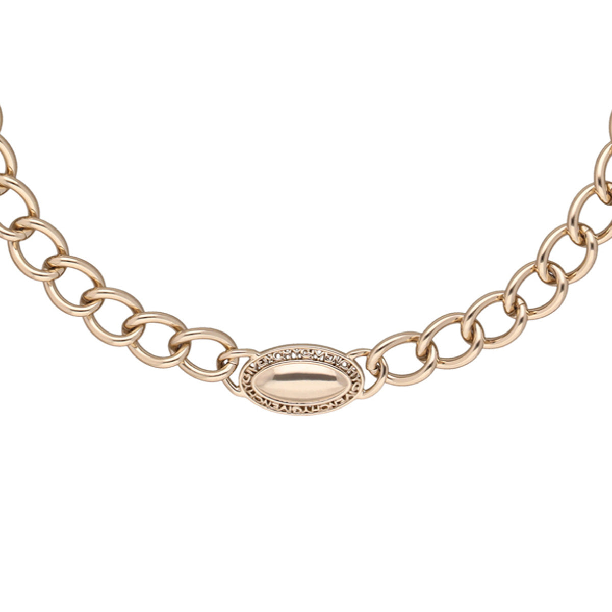 COLLAR GIVENCHY LOGO LINKS DORADO