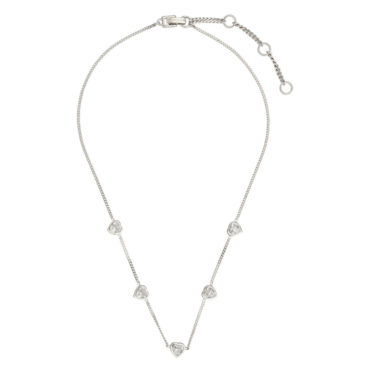 COLLAR GIVENCHY HEAVENLY HEARTS PLATEDADO