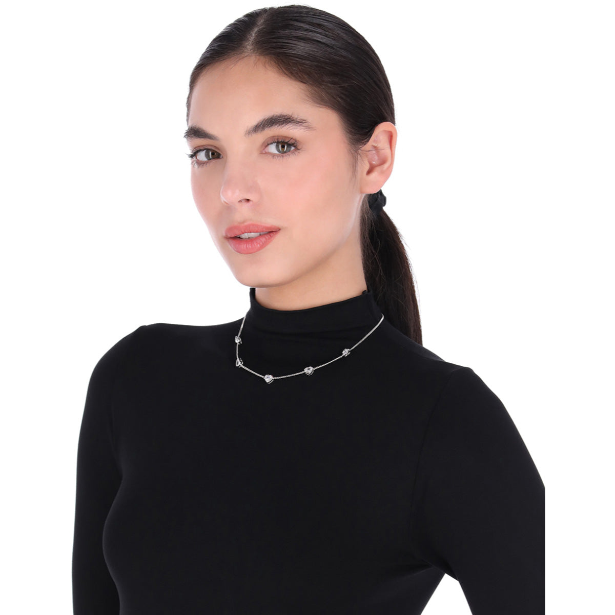COLLAR GIVENCHY HEAVENLY HEARTS PLATEDADO