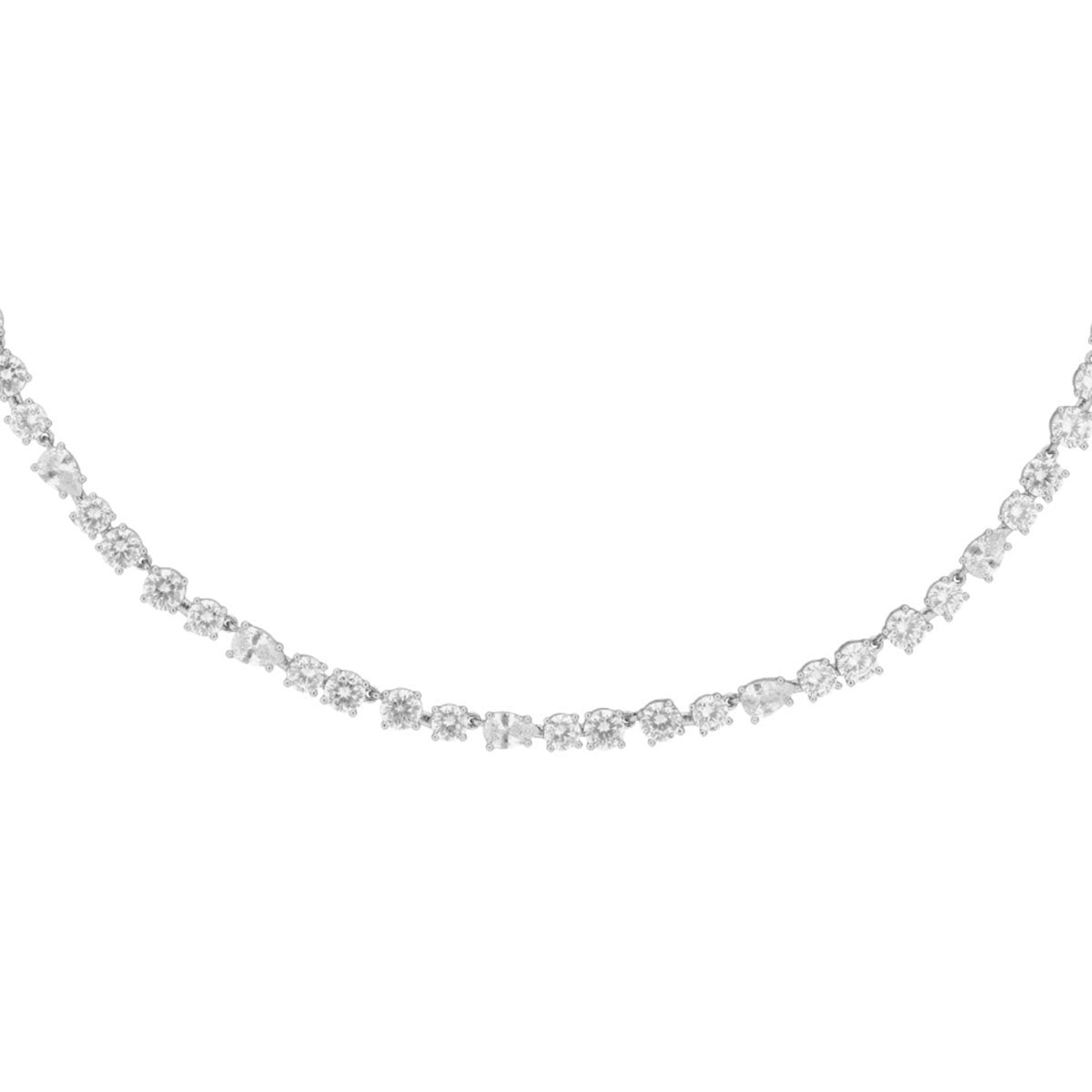 COLLAR GIVENCHY CHAMPAGNE SILHOUETTE PLATEADO