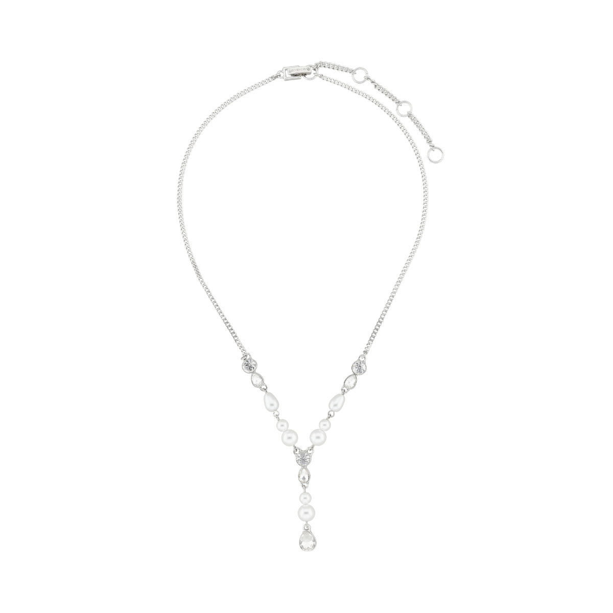 COLLAR GIVENCHY CULTURED PEARL PLATEADO
