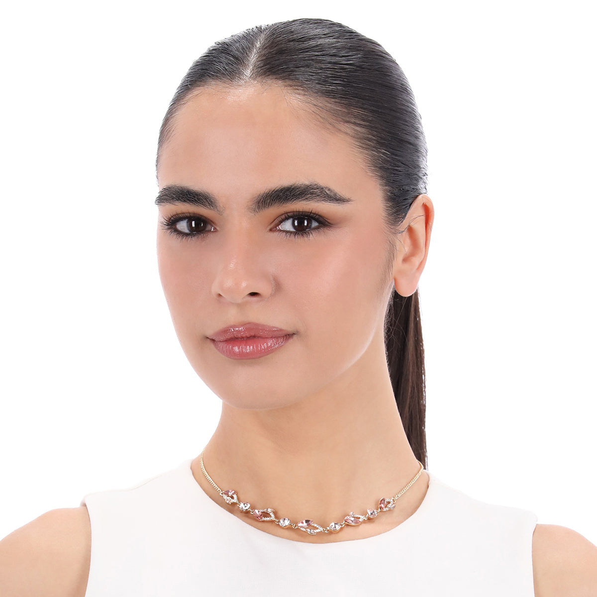 Collar Givenchy Color Dorado Forma eslabones multicolor 07N00440