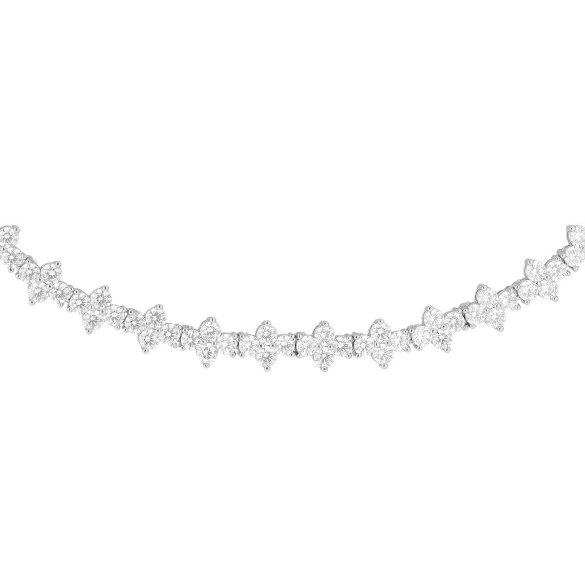 COLLAR COLOR PLATEADO, GIVENCHY, FORMA CIRCULAR TIPO CORTO DE CRISTALES COLOR TRANSPARENTE, CIERRE TIPO PRESIÃ“N, FAMILIA CRYSTALIZED GARDEN, CONTENIDO 1 COLLAR