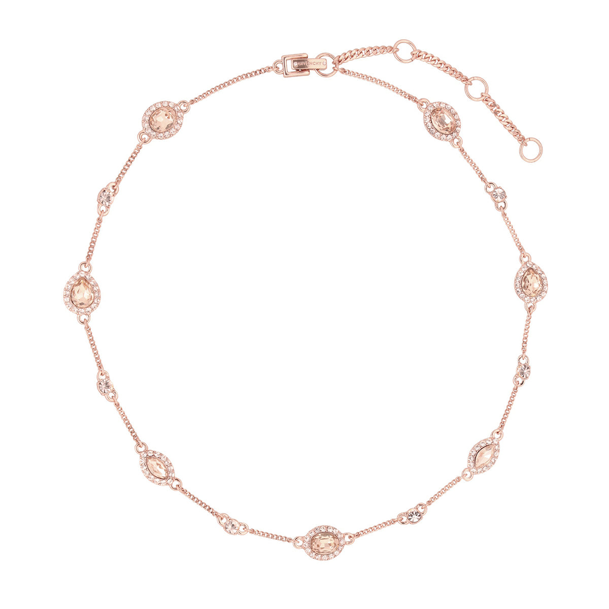 COLLAR COLOR ORO ROSA, GIVENCHY, FORMA CIRCULAR TIPO CORTO DE CRISTALES COLOR ROSA, CIERRE TIPO PRESIÃ“N, FAMILIA SWEET ESCAPE, CONTENIDO 1 COLLAR