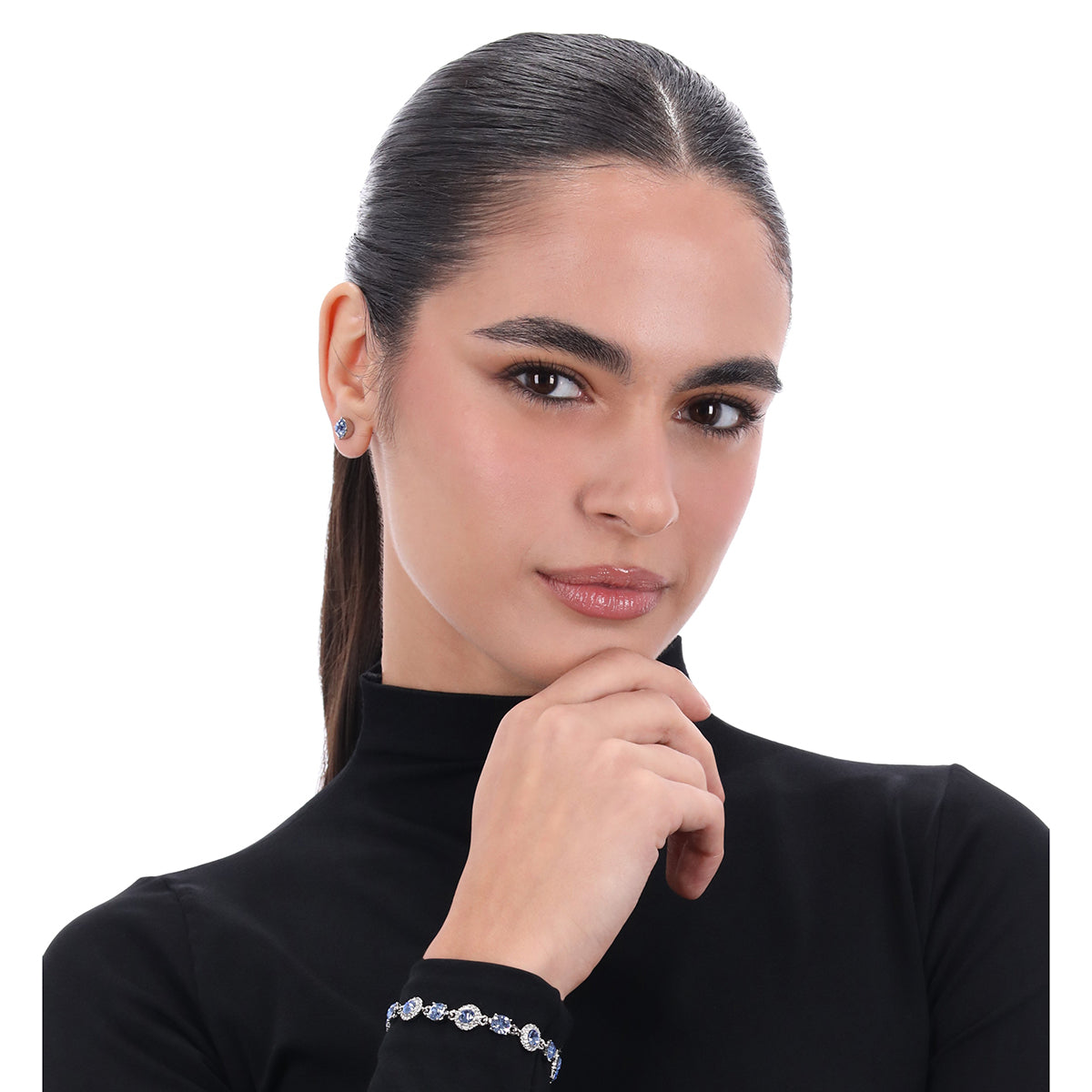 BOX SET GIVENCHY COLOR PLATEADO FORMA CIRCULAR 07S00077