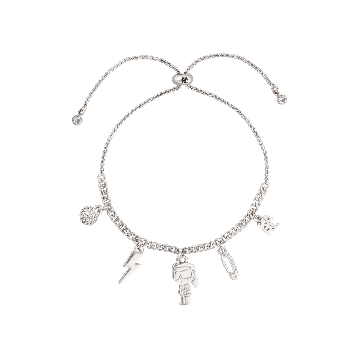 PULSERA KARL LAGERFELD MARTA PLATEADO