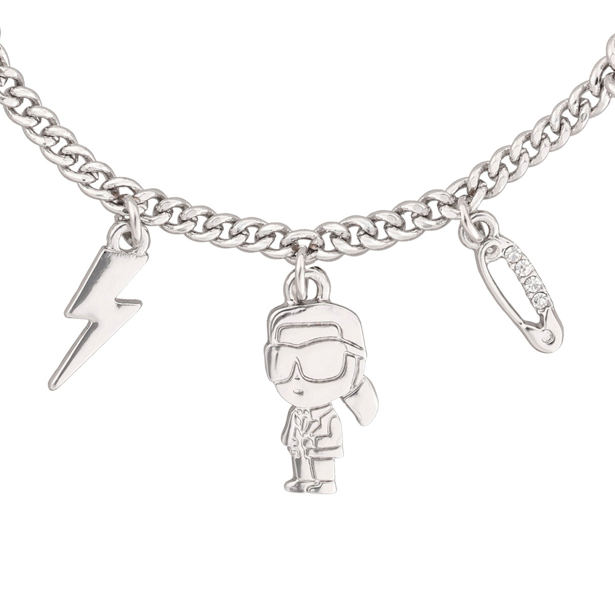 PULSERA KARL LAGERFELD MARTA PLATEADO