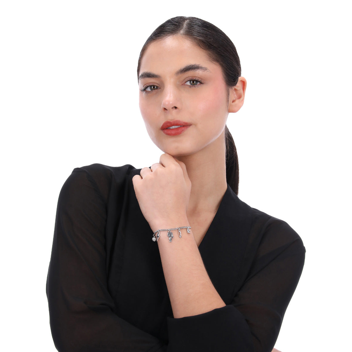PULSERA KARL LAGERFELD MARTA PLATEADO