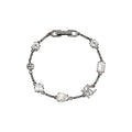 PULSERA KARL LAGERFELD CARBONE PLATEADO