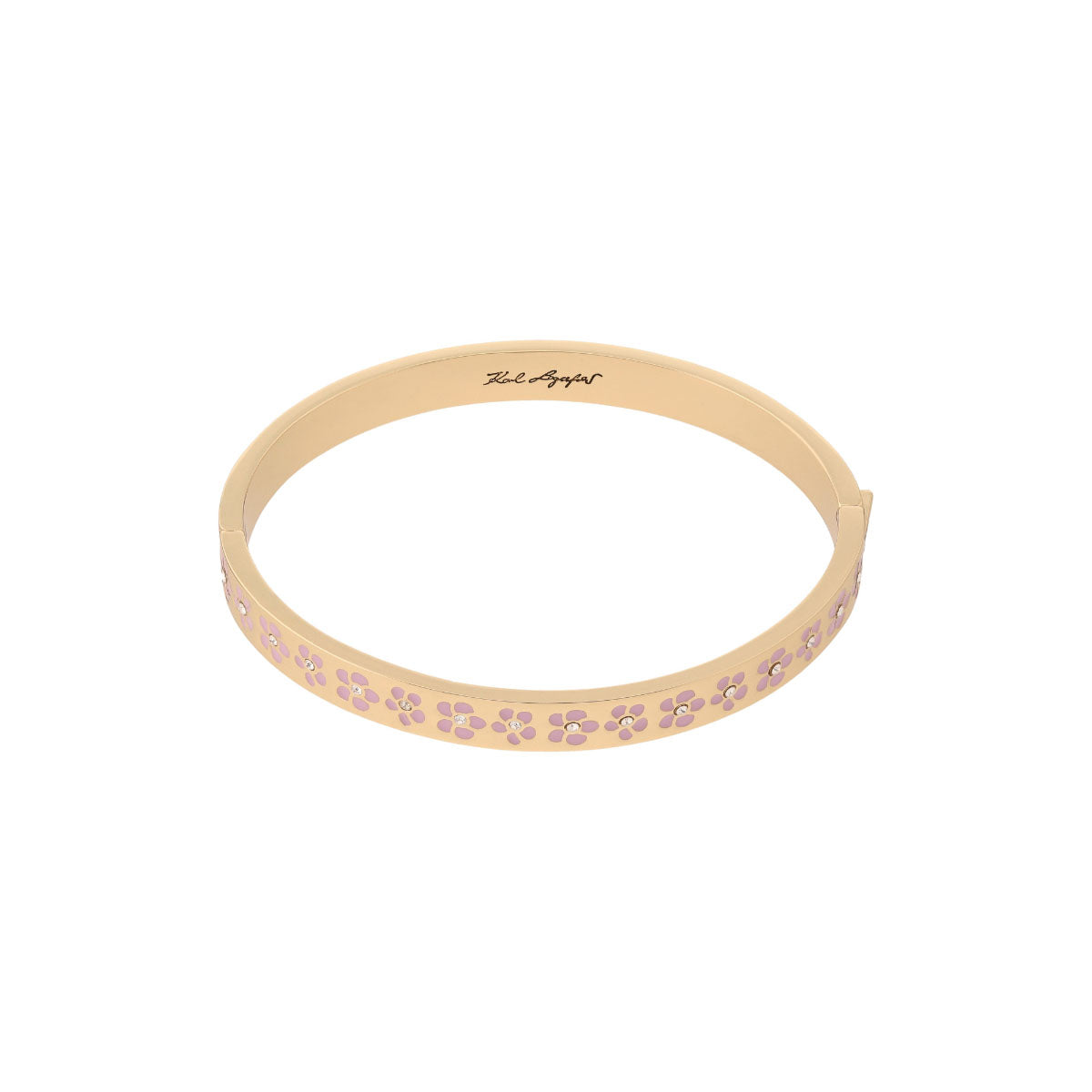 PULSERA KARL LAGERFELD ORCHID RECOLORS S25 DORADO