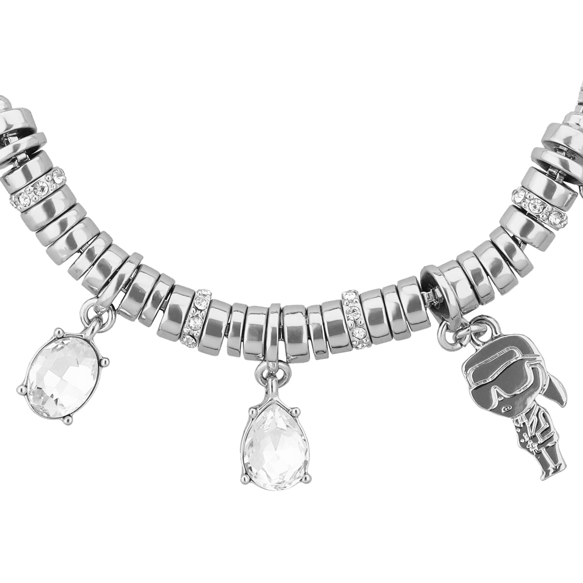 PULSERA KARL LAGERFELD CAMILLE PLATEADO