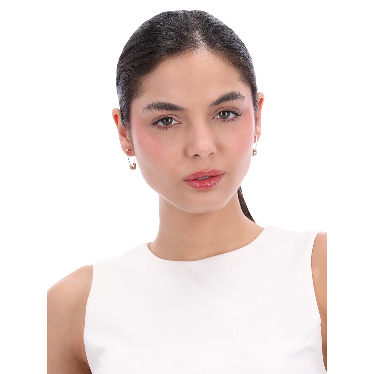 ARETES KARL LAGERFELD BASICS DORADO
