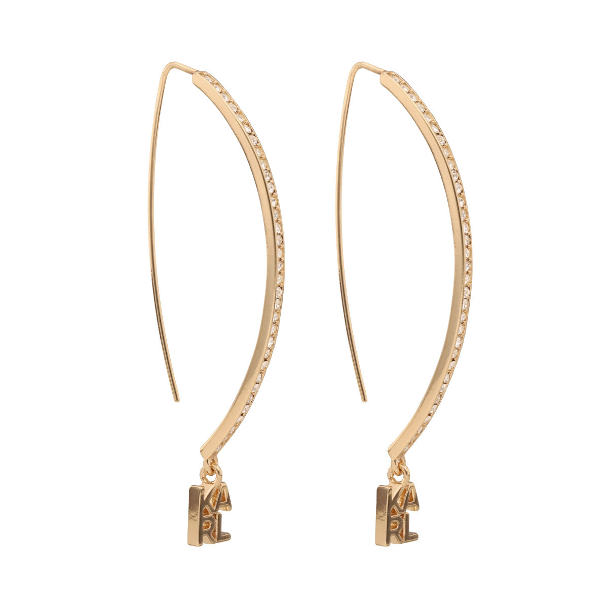 ARETES KARL LAGERFELD SOLERA DORADO