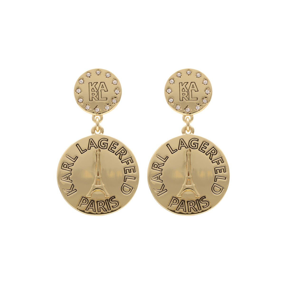 ARETES KARL LAGERFELD KATY DORADO