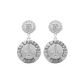 ARETES KARL LAGERFELD KATY PLATEADO