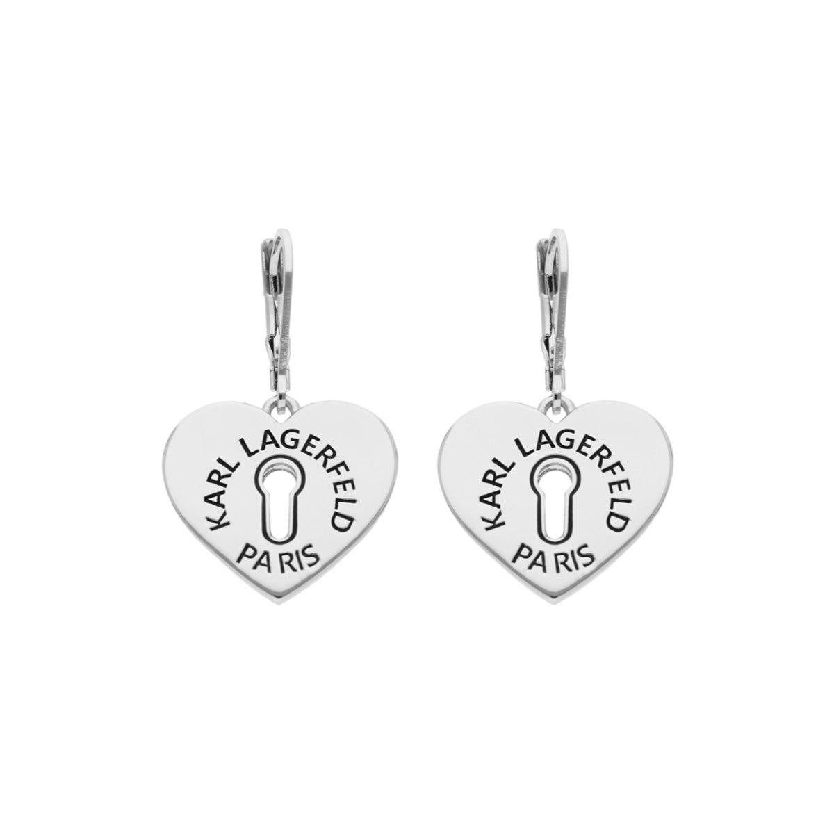 ARETES KARL LAGERFELD KATY PLATEADO