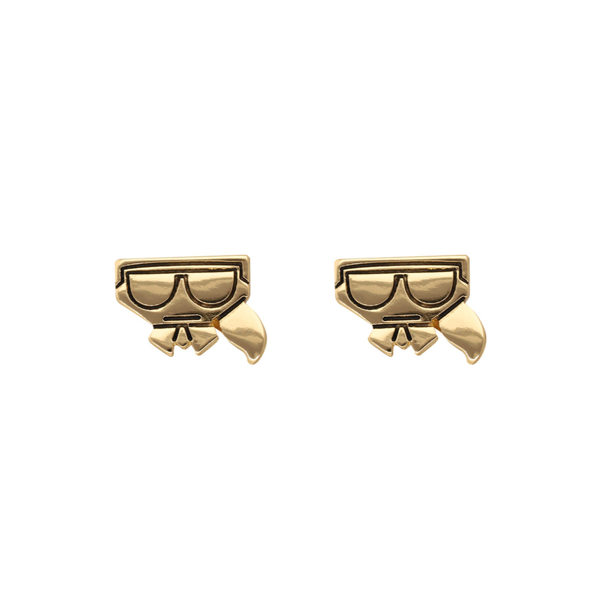 ARETES KARL LAGERFELD ELISE DORADO