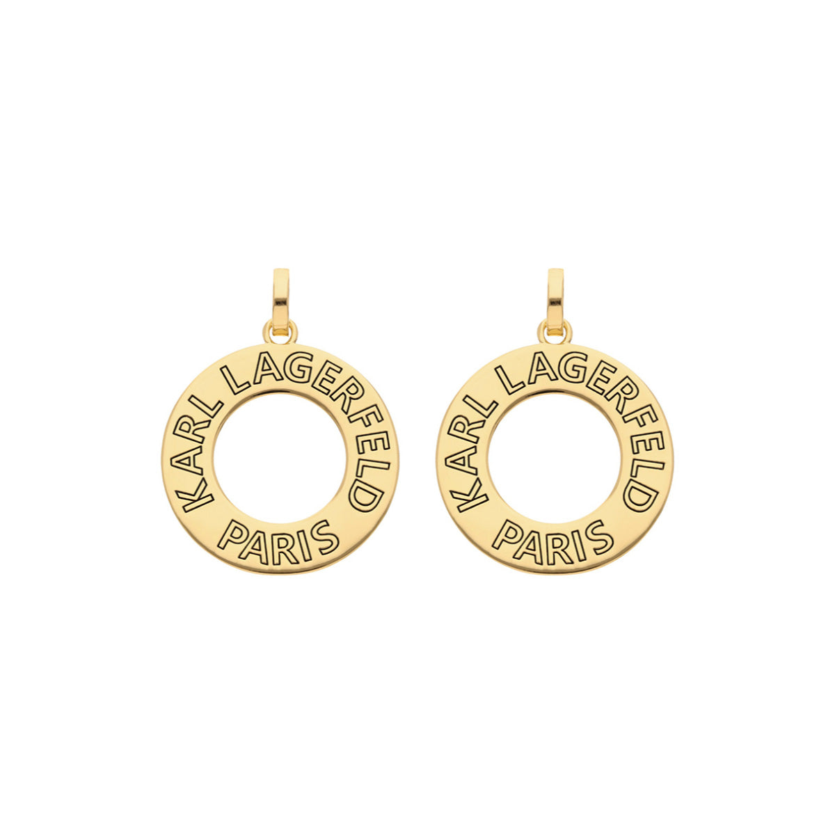 ARETES KARL LAGERFELD KATY DORADO