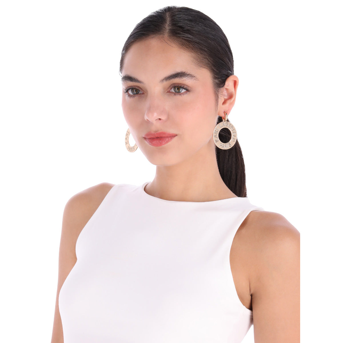 ARETES KARL LAGERFELD KATY DORADO