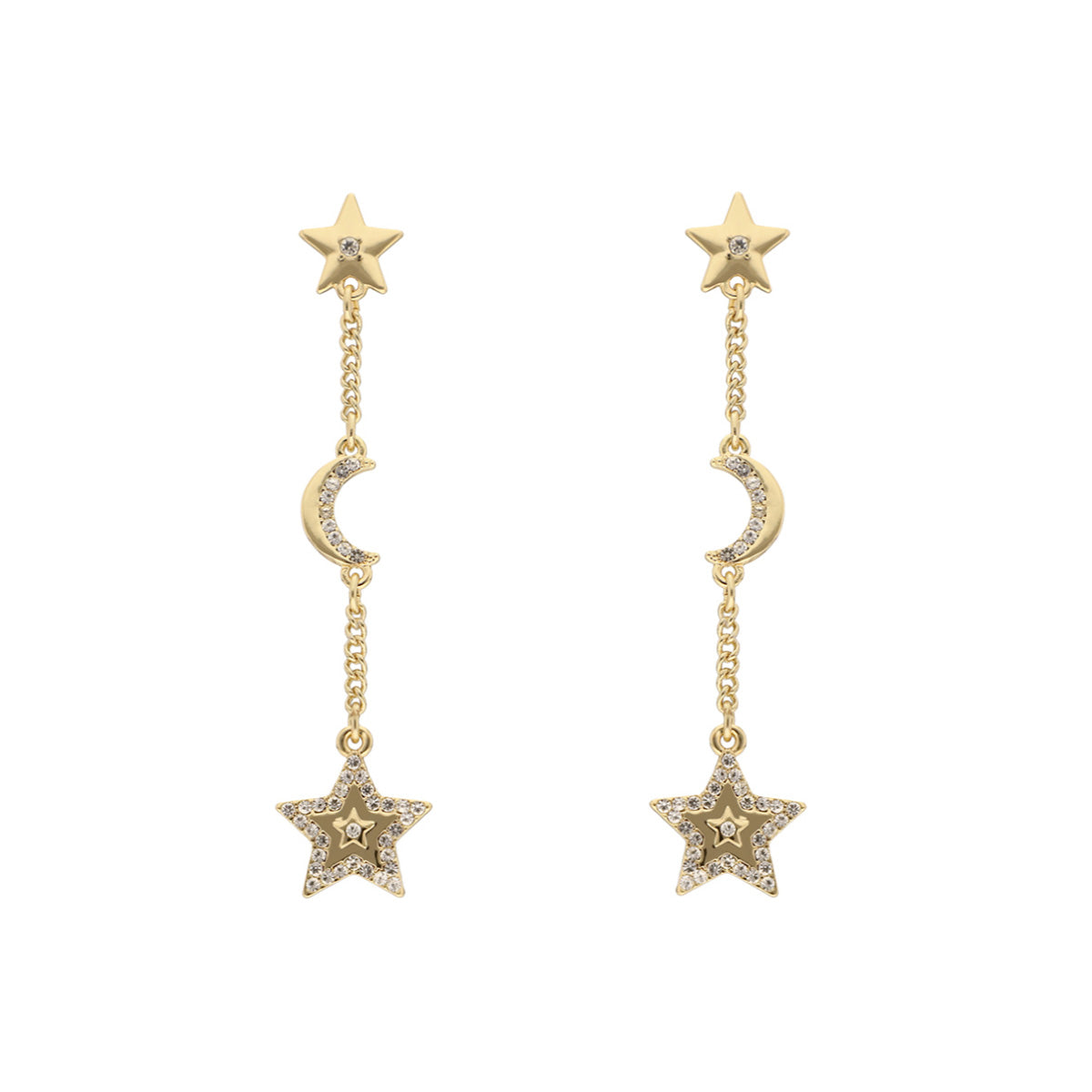 ARETES KARL LAGERFELD STOLLY DORADO