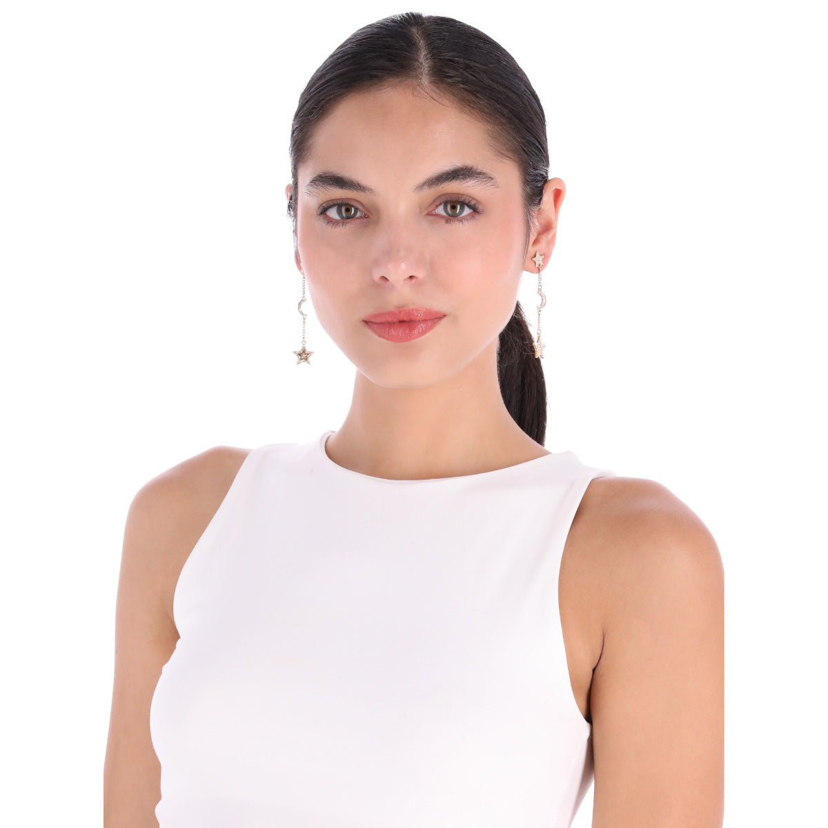 ARETES KARL LAGERFELD STOLLY DORADO