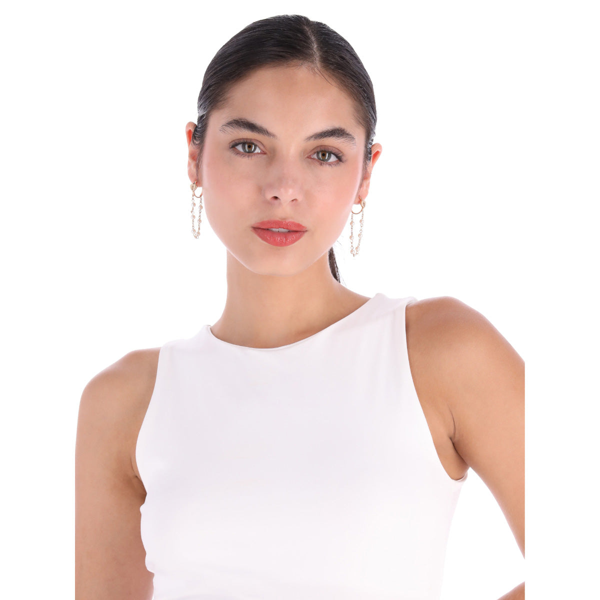 ARETES KARL LAGERFELD ELISE DORADO