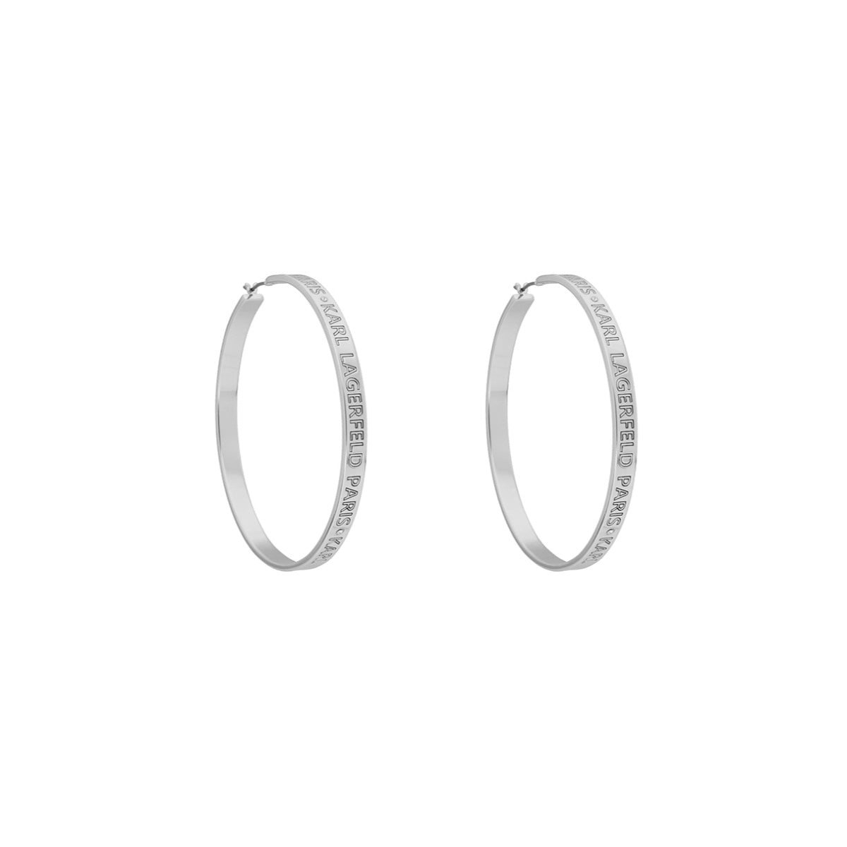 ARETES KARL LAGERFELD KATY PLATEADO