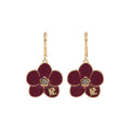 ARETES KARL LAGERFELD ORCHID RECOLORS F24 DORADO