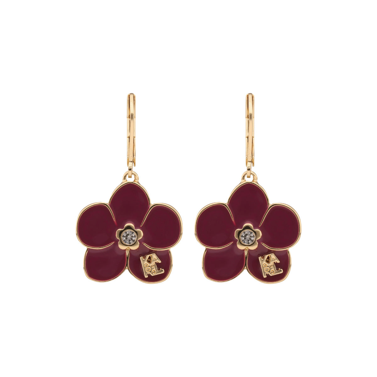 ARETES KARL LAGERFELD ORCHID RECOLORS F24 DORADO