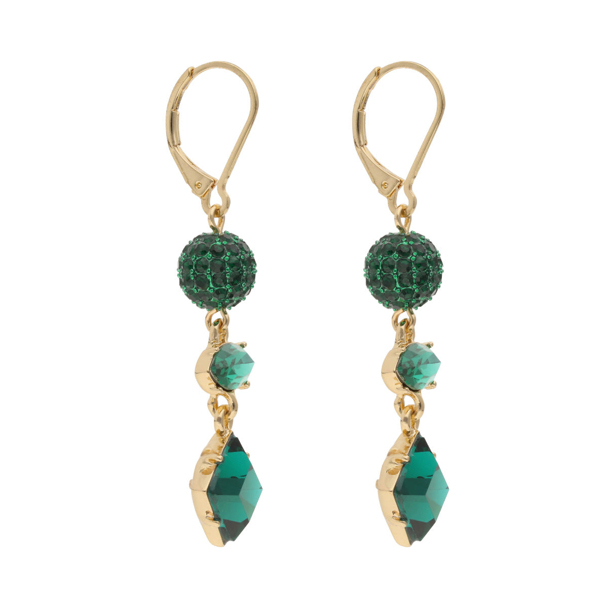 ARETES KARL LAGERFELD CARBONE DORADO