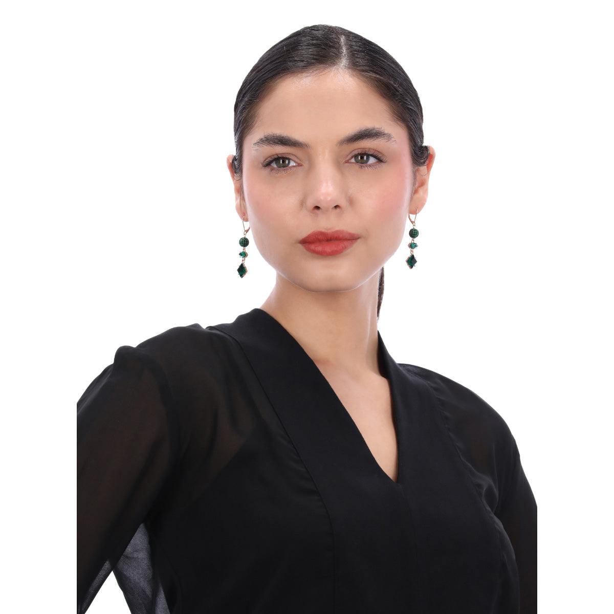 ARETES KARL LAGERFELD CARBONE DORADO